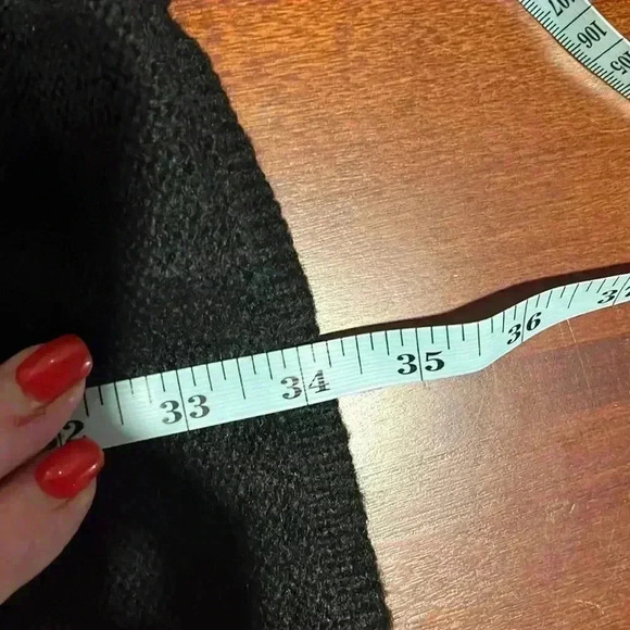 Fortune & Ivy Womens Cardigan Black Gray White S Cable Design Open Front New - Picture 11 of 12